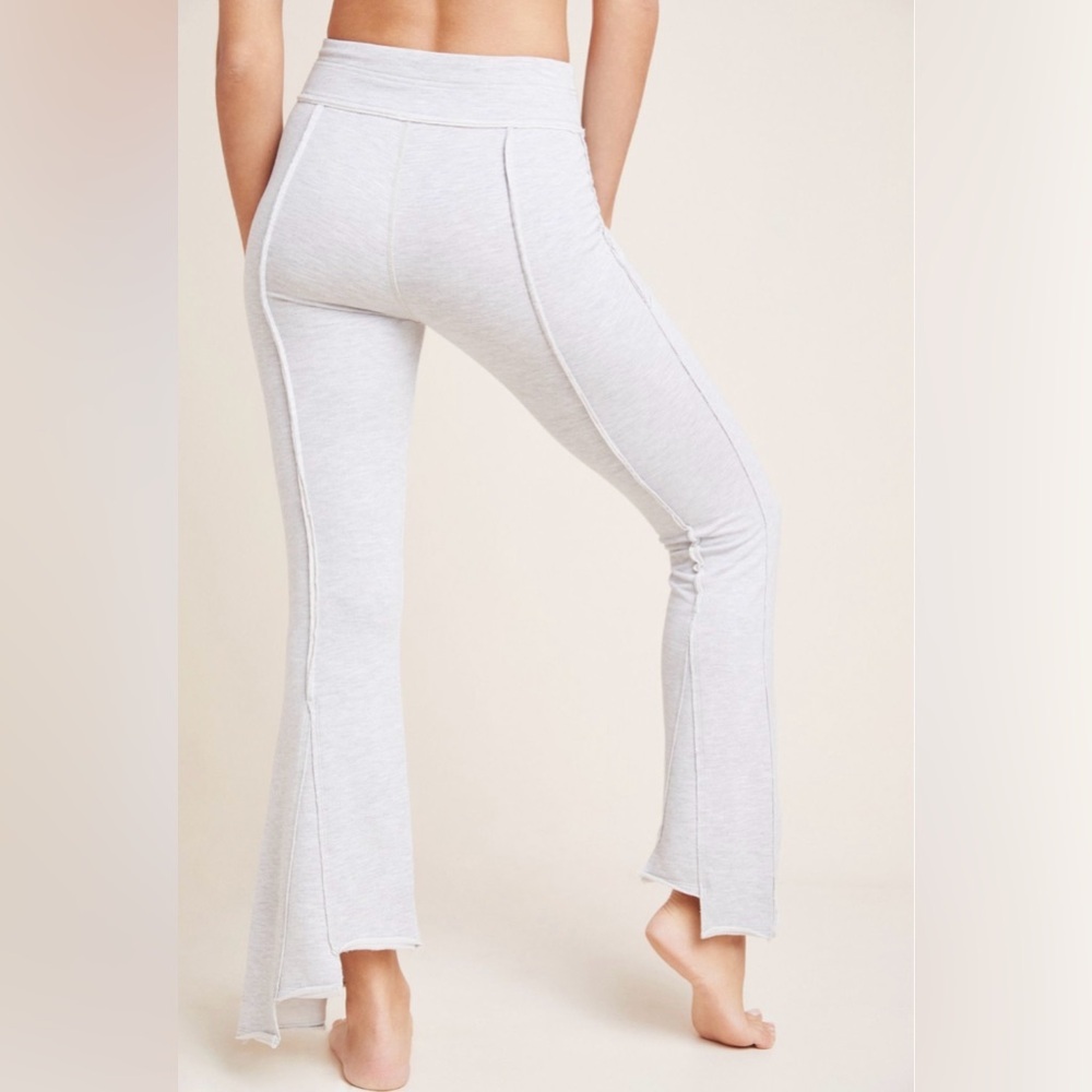 Free People Movement Quick Jab Flare Pants in Light Grey - Size Small - Picture 3 of 11